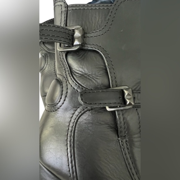 Zadig & Voltaire & Laurence Dacade Black Heeled Boots with Buckle Detail - Picture 8 of 13